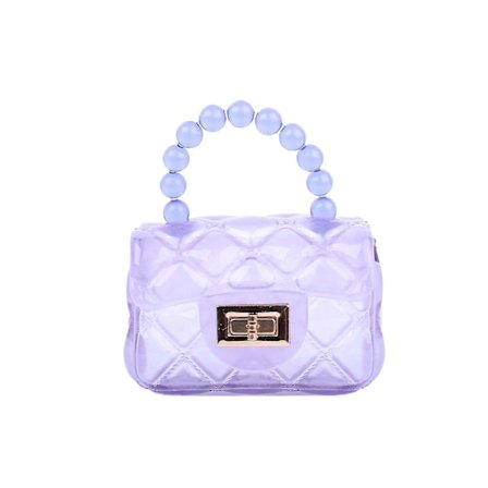 Mini Crossbody Taske til Børn Piger Lille Taske med Guldkæde 10x7x4cm Pakke med 1[D]