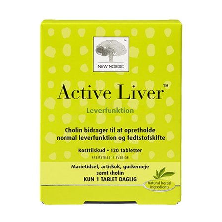 New Nordic Active Liver 120 tabl., Helse & Madvarer, Kosttilskud, Fordøjelse & Fibre