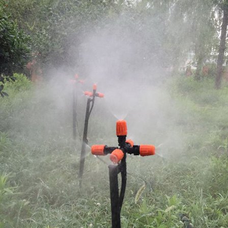 Trädgårdssprinkler Automatisk bevattning av gräsmatta 360° roterande sprinkler