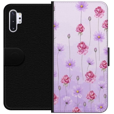 Kompatibel Tegnebogsetui til Samsung Galaxy Note10+ Petal Reverie Lilac Mist