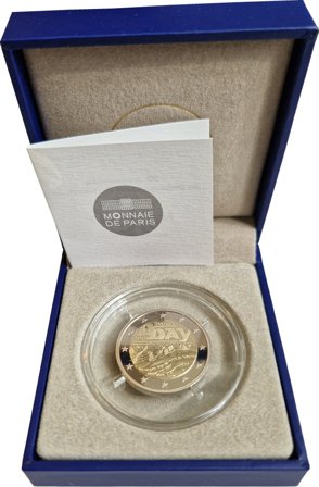 Frankrig 2014 - 70-året for allieredes landgang i Normandiet (D-dag) - 2 Euro - Proof