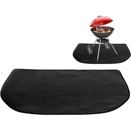 Brandhæmmende pejseunderlag - Varmebestandigt pejseunderlag Backyard