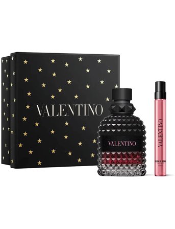 Valentino Fragrance Valentino Uomo Born In Roma Gift Set 2025 - Intense 50Ml & 10Ml - Black - 1 PCE