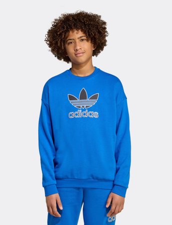 adidas Originals Trefoil Crew - Blue - 170