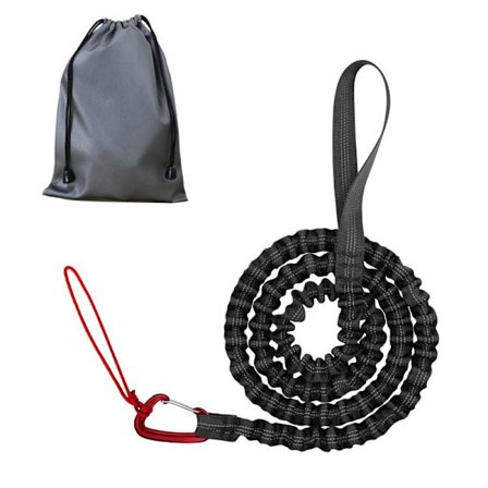 XJ Polkupyörän Hinausköysi, Polkupyörän Joustava Hinausköysi Lapsille, Musta