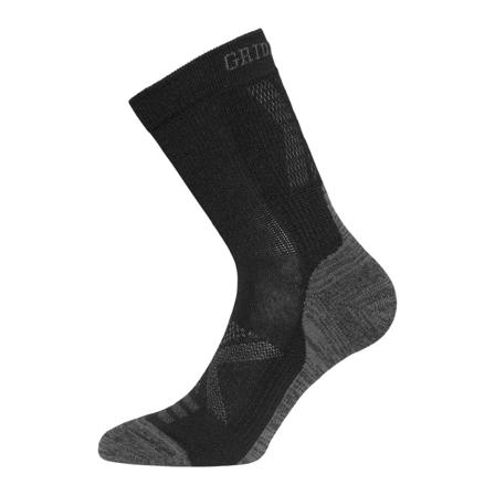 Gridarmor Merino Trekking Light Sock Unisex hiking socks Black 44-47