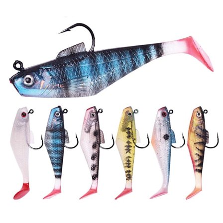 6-pack Jiggar m krok Medium 75 mm