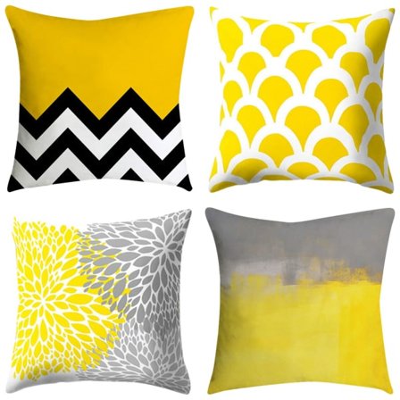 IC Neljän tyynyn sarja modernit abstrakti raidat yksinkertainen