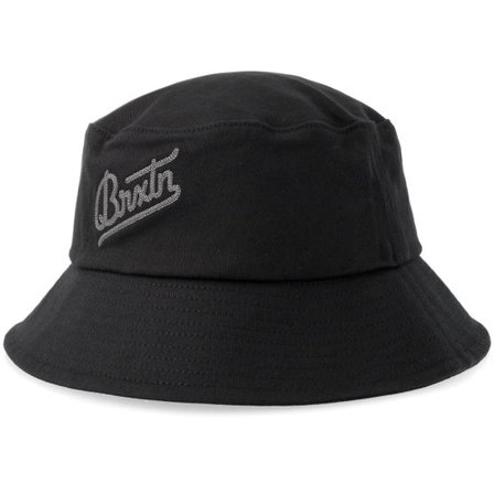 Brixton - Svart bucket Hatt - "Eldon Packable Black Bucket " @ Hatstore