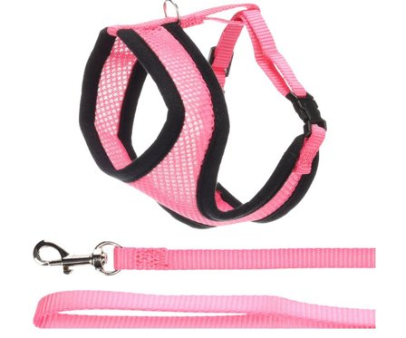 Kattesele med Line, Rosa - 43-55cm