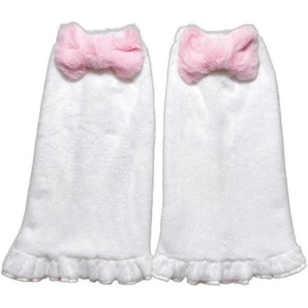 Dame Kawaii Rosa Roset Benvarmere Strømper Harajuku Fuzzy Fluffy Plys Gave