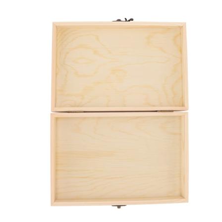 Trä Cigarr Humidor Rektangulär Tall Riklig Kapacitet DIY