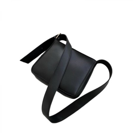 Avslappet skulder arbeidsveske skråveske enkel skråveske (svart)