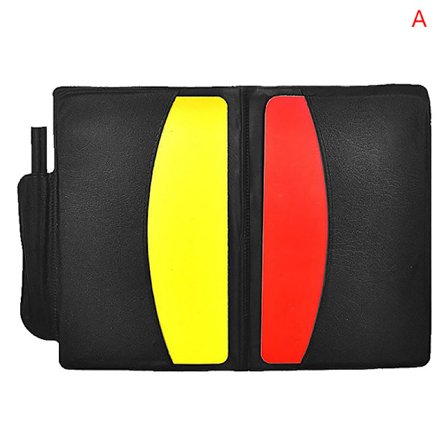 Fotball Soccer Referee Card Set Advarsel Referee Red and Yello