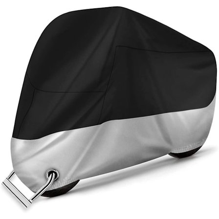 Motorsykkel presenning vanntett og pustende motorsykkeltrekk med 2 nøkkelhull, støv-, rust- og UV-beskyttelse