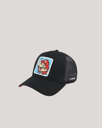 Capslab Super Mario Bros Mario Black Capslab Musta Lippikset Pojat - Kids Brand Store
