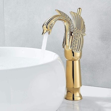 Messing Badeværelses Armatur Enkeltgrebs Vask