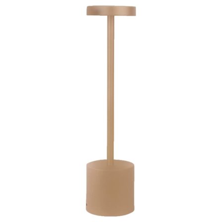 Kreativ heminredning vacker bordslampa enkel laddning USB-laddning trådlös bordslampa (Khaki)