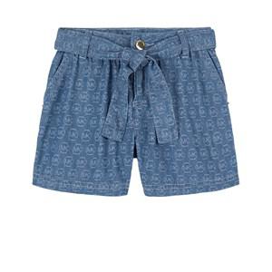 Michael Kors Blue MK Logo Chambray Shorts 5 Years - Shorts - 5 years - Blue - Mädchen