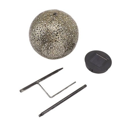 Solcellslampor Trädgård Led Solcells Dekorativ Ljus Ihålig Design Gångväg Dekor Landskapsbelysning I Marken