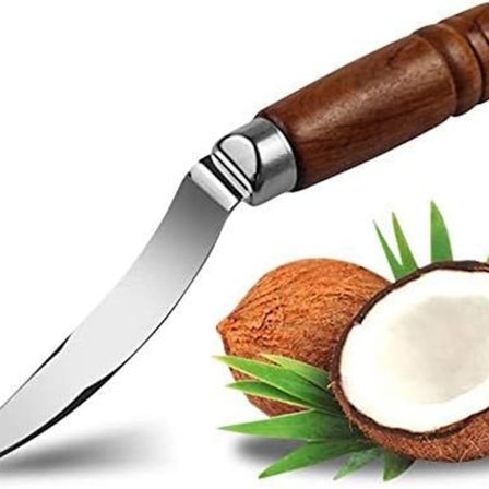 Holdbar kokosnøttkjøttstripper, kokosnøttverktøy, tre