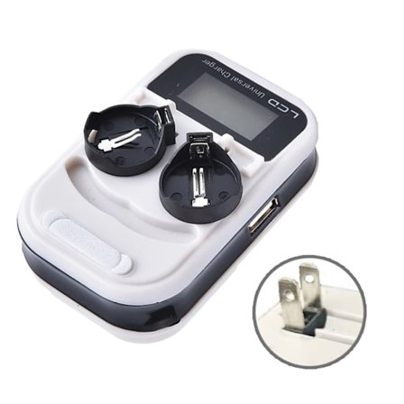 LIR2032 Knapbatteri Genopladeligt LIR2032 LIR2025 LIR2016 3.6V Batterioplader