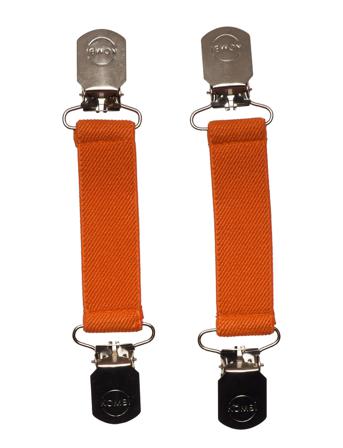 Kids Mitten Clips Accessories Gloves & Mittens Oranssi Kombi