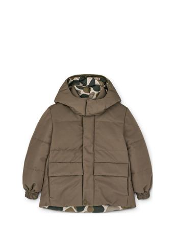 Paloma Printed Puffer Jacket Fodrad Jacka Grön Liewood