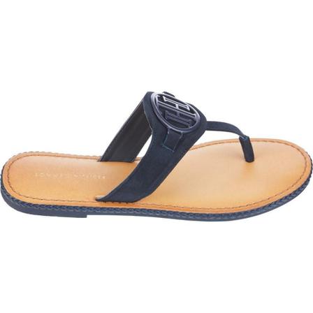 Tommy Hilfiger Flat Sandal , Blauw , Dames , Maat: 37 EU