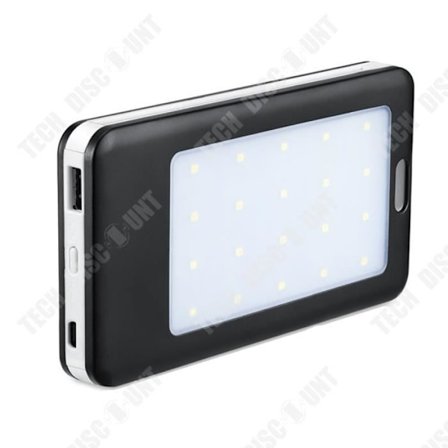 TD Solenergibank med kabel, med kabel, mobil solenergibank, kraftbank med stor kapacitet