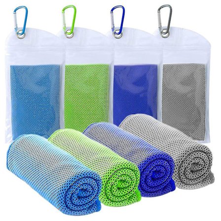 Kylhandduk, Set Instant Relief Iskall Cool Handduk Andas Mesh Svettabsorberande
