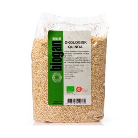 Biogan Quinoa Ø 500 g, Helse & Madvarer, Pasta, Ris & Bælgfrugter, Quinoa