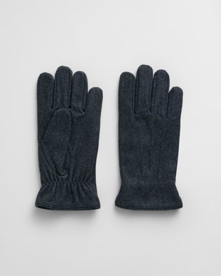 GANT - Melton-hansker til herre stone melange