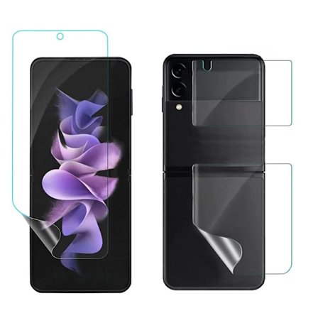 2-PACK 3in1 Hydrogel Fram- & Baksida Sk rmskydd Z Flip 4