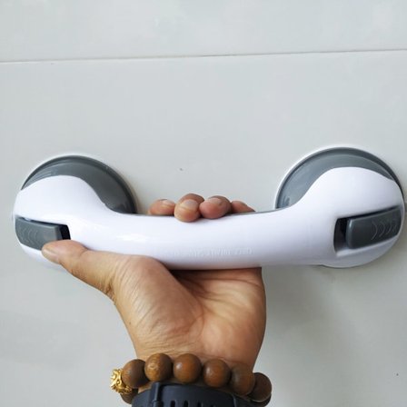 Grå badekargrep, ekstra badekargrep med sugekopp, egnet for c