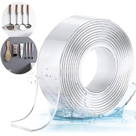 5M Nano Magic Dobbeltsidig Tape Transparent Tape Gjenbrukbar Vannbestandig