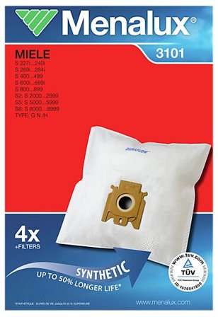 MENALUX STØVSUGERPOSE T22 3101 4STK