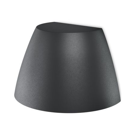 Plejd OUT-02-B Väggarmatur med dimmer Svart, Belysning