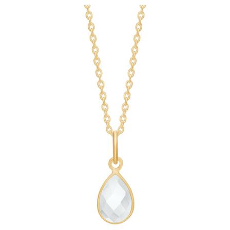 Frk. Lisberg, Sophie necklace quartz Wit, Dames, Maat:S