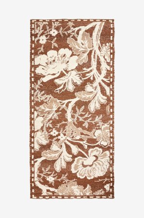 House Doctor - Teppe, Hdbloss, 90x200 cm - Brun - Glattvevde tepper - Fra Homeroom