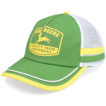 John Deere - Grön trucker Keps - Cotton/Twill Mesh Green Trucker @ Hatstore