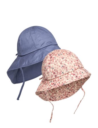 En Fant | Summer Hat W. String 2-Pack | 6-12MD
