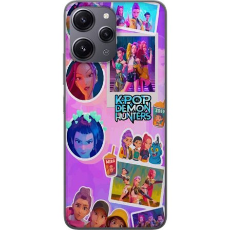Kompatibelt Mobildeksel til Xiaomi Xiaomi Redmi 12 Kawaii KPop Demon Hunters vinyl samleobjekt