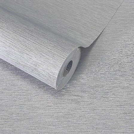 Roma Lineær Tekstur Tungvekts Vinyltapet Grå