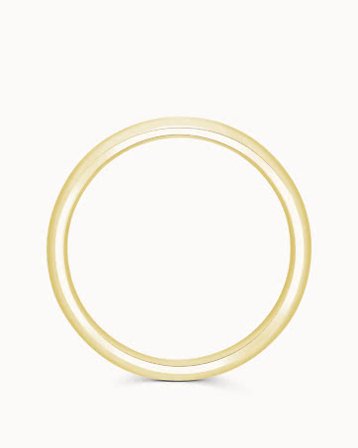 Glatt Herre Ring Victor 18K Gult Gull - Forlovelsesringer & Vielsesringer hos Vanbruun