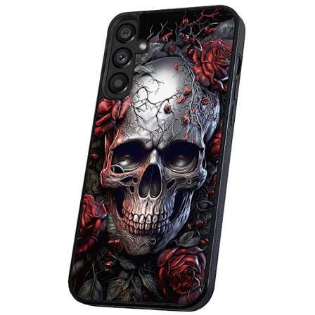 Samsung Galaxy S24 Plus - Skal/Mobilskal Skull Roses