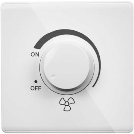 86 Type Loftventilator Trinløs Hastighedsregulator Vægafbryder 220V 10A Loftventilator Hastighedskontrol Afbryder Hvid