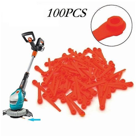 100 stk. for Gardena 9823 9825 9820 9821 9828 9829 8840 8841 2417 Plenklipper Blad Erstatning