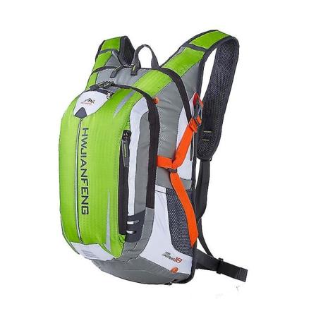 Cykelrygsæk Cykelrygsække Vandredagstur til udendørs rejser 18l Green