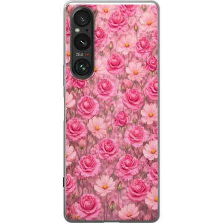 Yhteensopiva Puhelinkuori Sony Xperia 1 V Petal Reverie Blush Rose